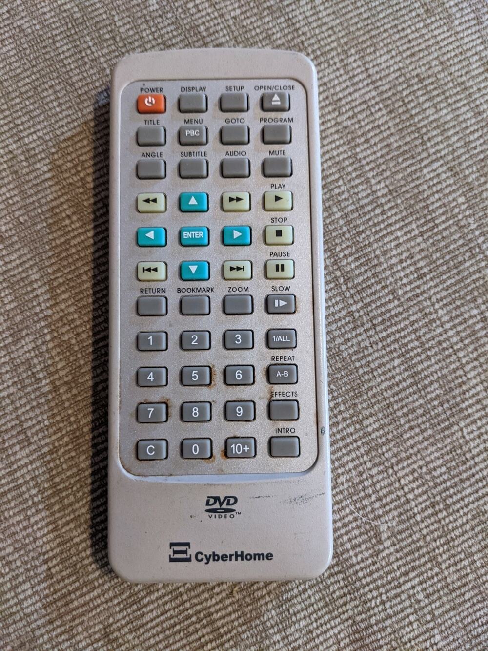 CyberHome RMC-300Z DVD Video Player Remote Control Controller